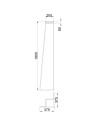 ***OFER/DES***  MINIMAL * PIE DE SALON LED 40W 3000K DIMABLE - BLANCO